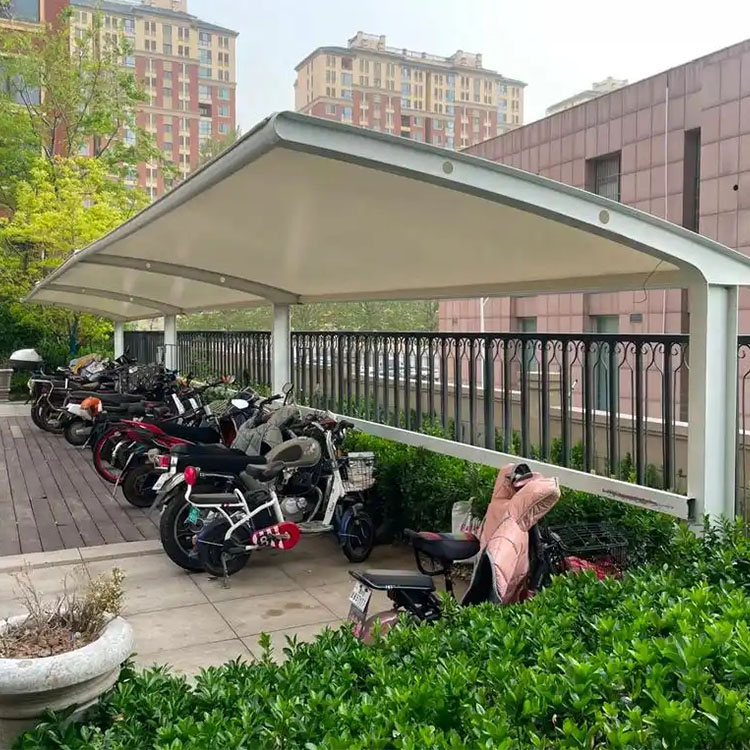 松江区膜结构电动车棚